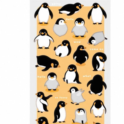 【N8】3D立体 泡綿素材 かわいい動物 防水ステッカー