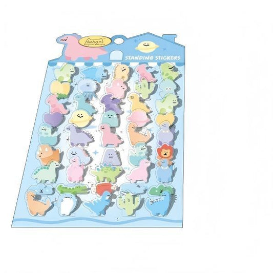 【N7】おもしろい人物・動物シリーズ DIY立体デコレーション スタンディングステッカー