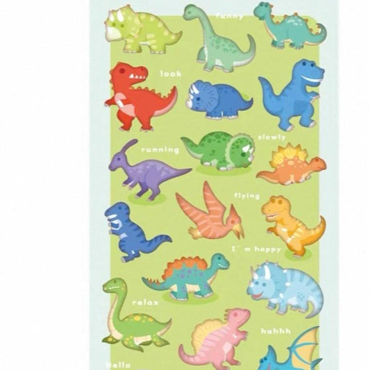 【N8】3D立体 泡綿素材 かわいい動物 防水ステッカー