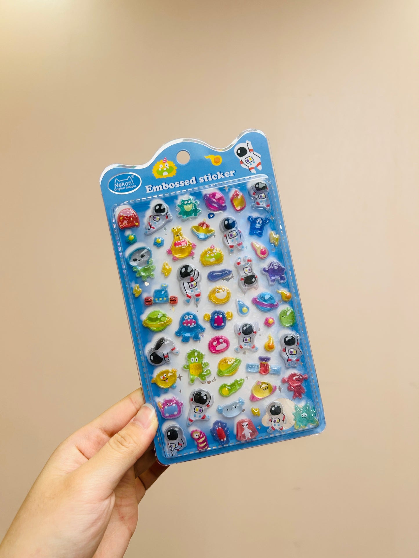 【N19】かわいい3D浮彫り イルカ・オウム・ペンギン・ブルーバット 立体スマホ 手帳・水筒用デコレーションステッカー