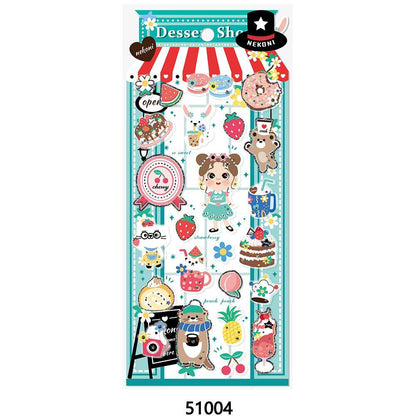 【N12】琉璃 小ほくろガール 透明クリスタル レザー風3D スマホ装飾 手帳ステッカー