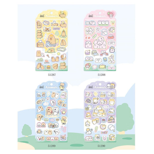 【N4】定番キュート立体レーザー3D発泡スチックステッカー