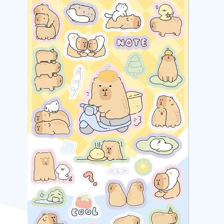 【N4】定番キュート立体レーザー3D発泡スチックステッカー